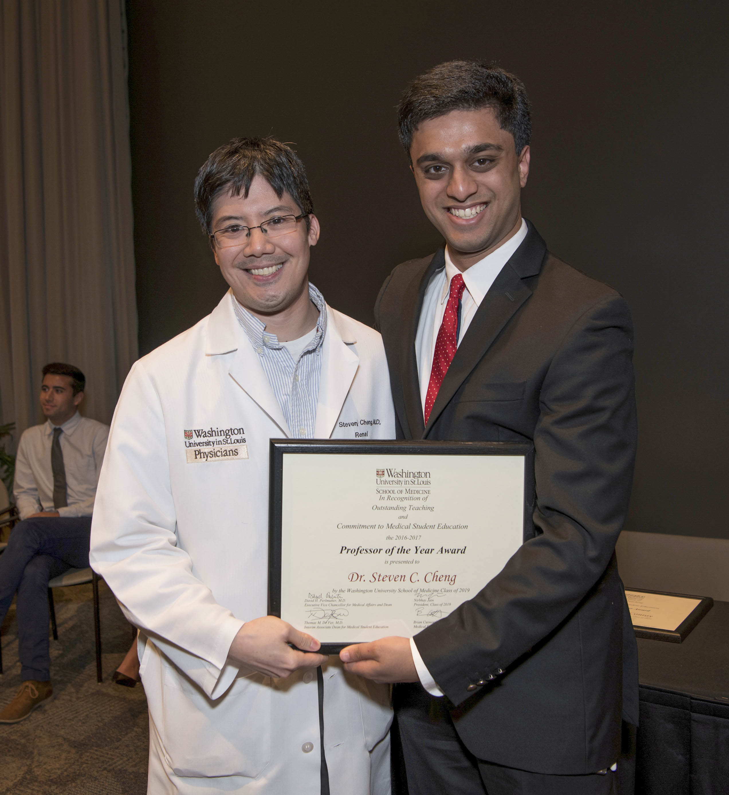 Steven Cheng Distinguished Service Teaching Awards Photos - 2017 - John T. Milliken ...
