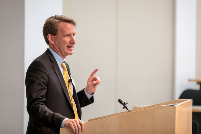 NCI director talks immunotherapy, cancer research on Med Campus