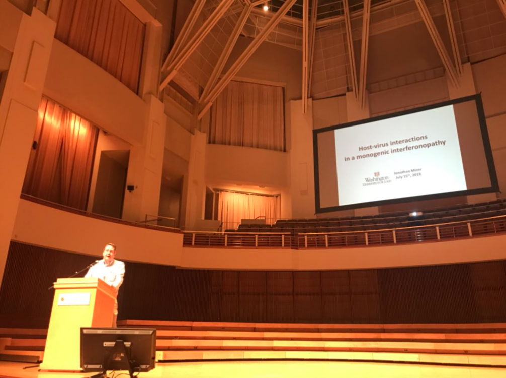 Dr. Jonathan Miner receives Ann Palmenberg Junior Investigators Award