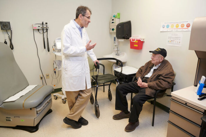 Physician whose parents survived Holocaust gratified to treat veterans