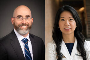 From left, Jason G. Newland, MD, and Jennie H. Kwon, DO, both of Washington University School of Medicine in St. Louis, have been have been selected to serve on the Presidential Advisory Council on Combating Antibiotic-Resistant Bacteria