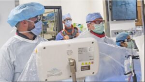 The cardiology team at St. Louis VA has performed the hospital’s first two patient implants of the new WATCHMAN FLX Pro left atrial appendage closure device.