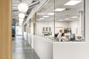 An innovative cell-based immunotherapy developed by WashU Medicine researchers has received Breakthrough Therapy designation from the FDA. The novel CAR-T cell therapy is licensed to Wugen, a WashU Medicine startup based in the Cortex Innovation District in St. Louis (shown).