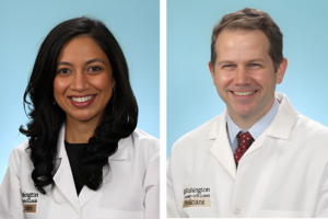Mark Huffman, MD, MPH, William Bowen Endowed Professor of Medicine and Co-Director of the Global Health Center, and Anubha Agarwal, MD, MSc an associate professor of medicine and Co-Director of the Program in Global Cardiovascular Health