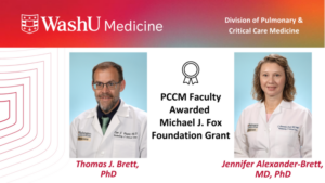 Tom Brett, PhD, and Jennifer Alexander-Brett, MD, PhD