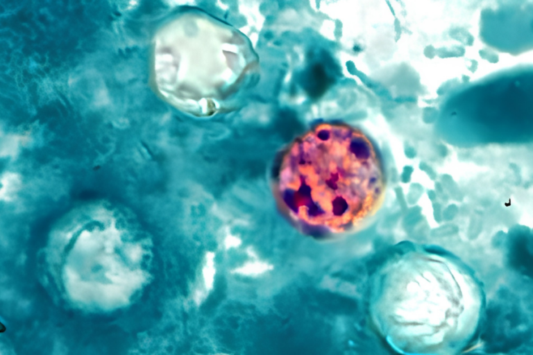 Cyclosporiasis is an infection marked by intense diarrhea. The CDC has documented thousands of cases nationwide from May through July 2026. / Image © CDC