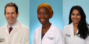 Mark Huffman, MD, MPH and Zainab Mahmoud, MD, MSc, along with cardiology fellow Aishwarya Vijay, MD