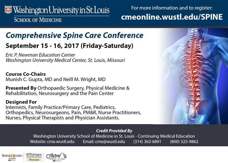 Comprehensive Spine Care Conference John T. Milliken Department of Medicine