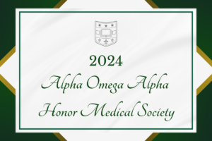 Alpha Omega Alpha Honor Medical Society - Class of 2024