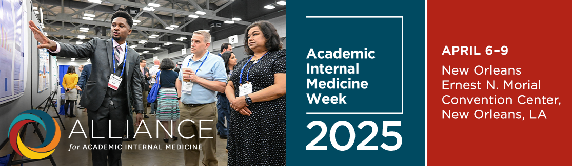 Academic Internal Medicine Week 2025 banner