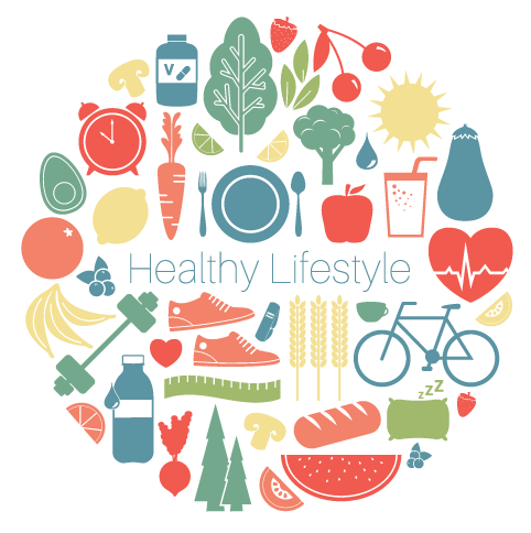 Healthy Lifestyle graphic